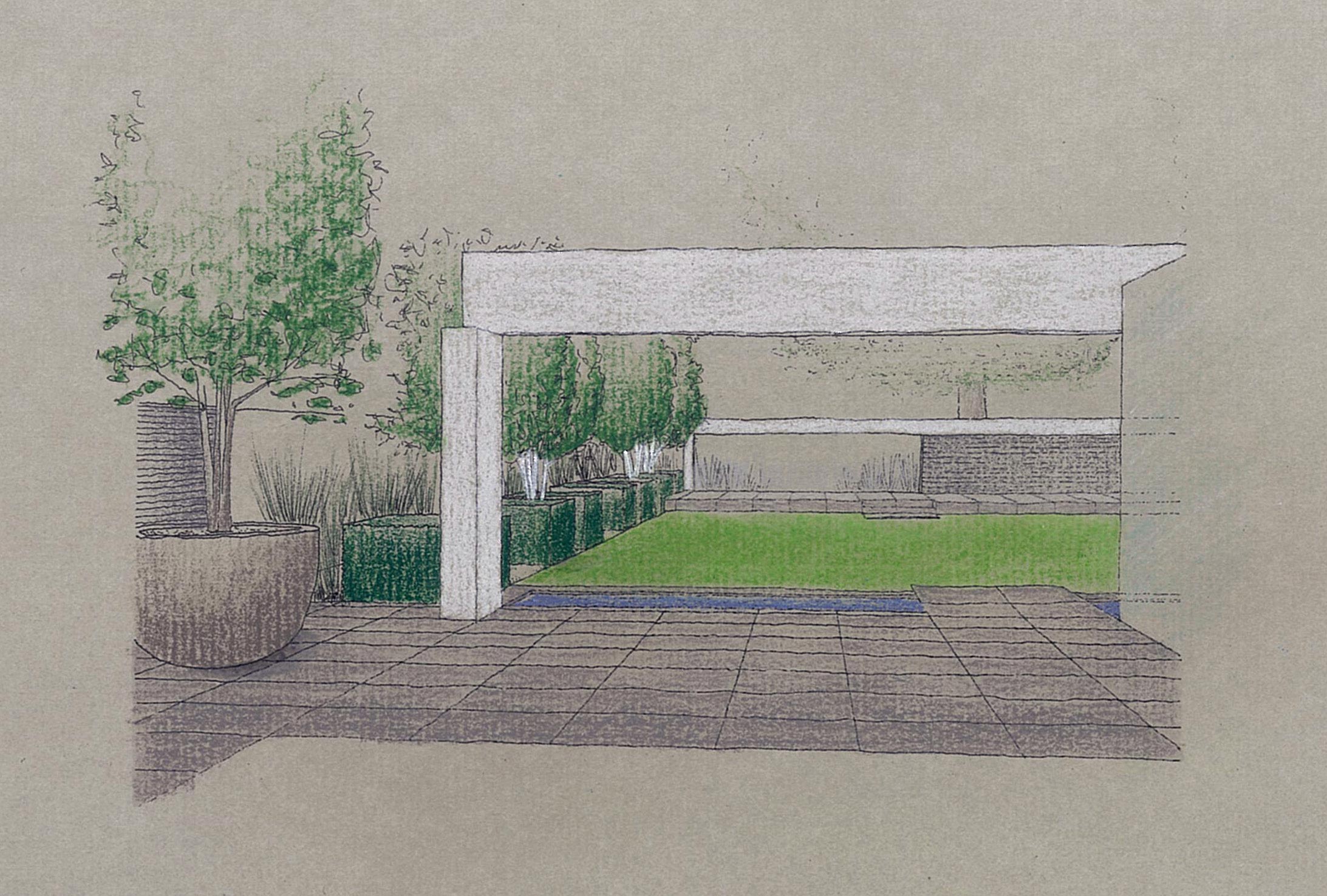 Wimbledon Garden Design by James Aldridge